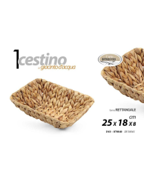 GIACINTO LINE RECTANGULAR BASKET 25x18x8