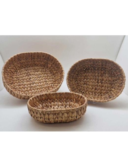 GIACINTO LINE 3-piece OVAL BASKETS