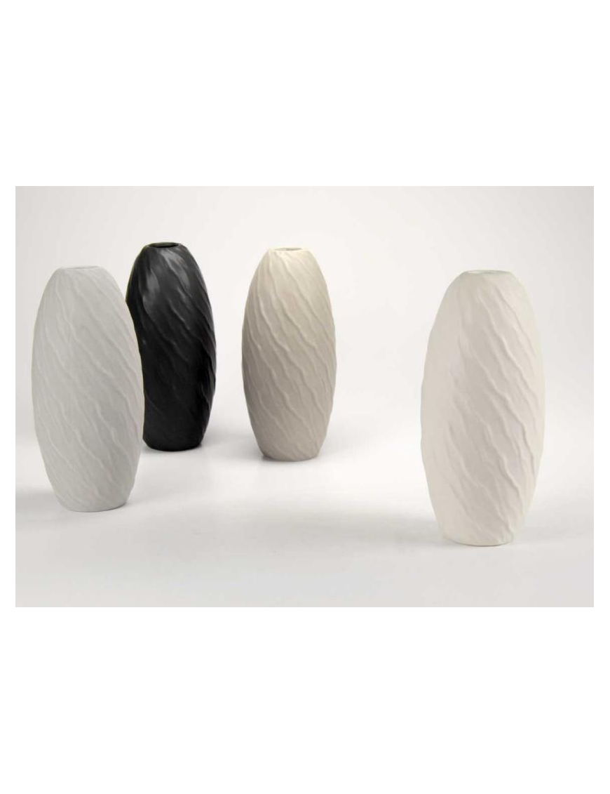 ASSORTED COLORS TALL VASE 11x26 cm