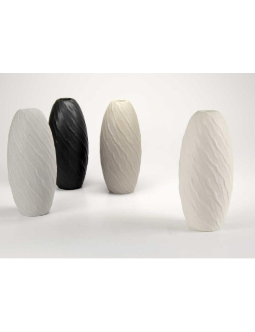 ASSORTED COLORS TALL VASE 11x26 cm