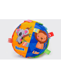 SOFT BALL 13 CM WITH RATTLE