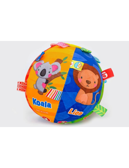 SOFT BALL 13 CM WITH RATTLE