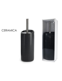 PORTASCOPINO CERAMICA LINEA BAGNO NOIRE