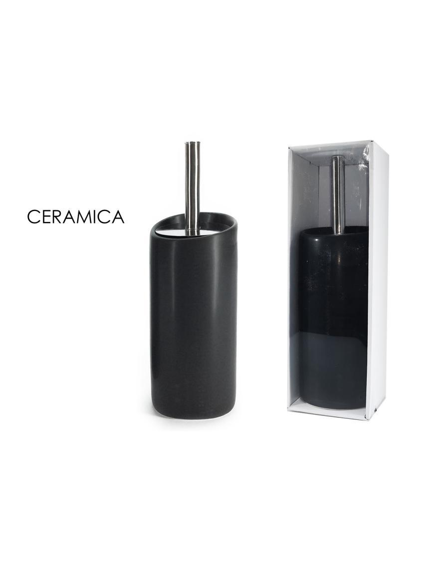 PORTASCOPINO CERAMICA LINEA BAGNO NOIRE