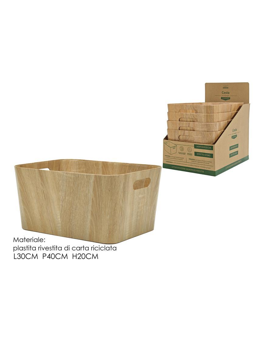SPACE-SAVING BASKET 30x40x20cm
