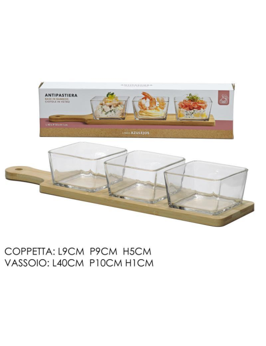 VASSOIO ANTIPASTIERA 10x40cm
