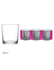 LINEA IN VETRO  3 BICCHIERI SOFTDRINK BODEGA