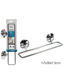CHROME BATHROOM LINE TOWEL HOLDER 30cm