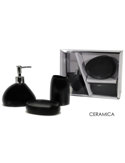 NOIRE BATHROOM LINE SET 3 pieces CERAMIC
