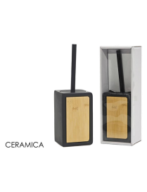 BAMBOO BATHROOM LINE N.EROCERAMIC TOILET BRUSH HOLDER