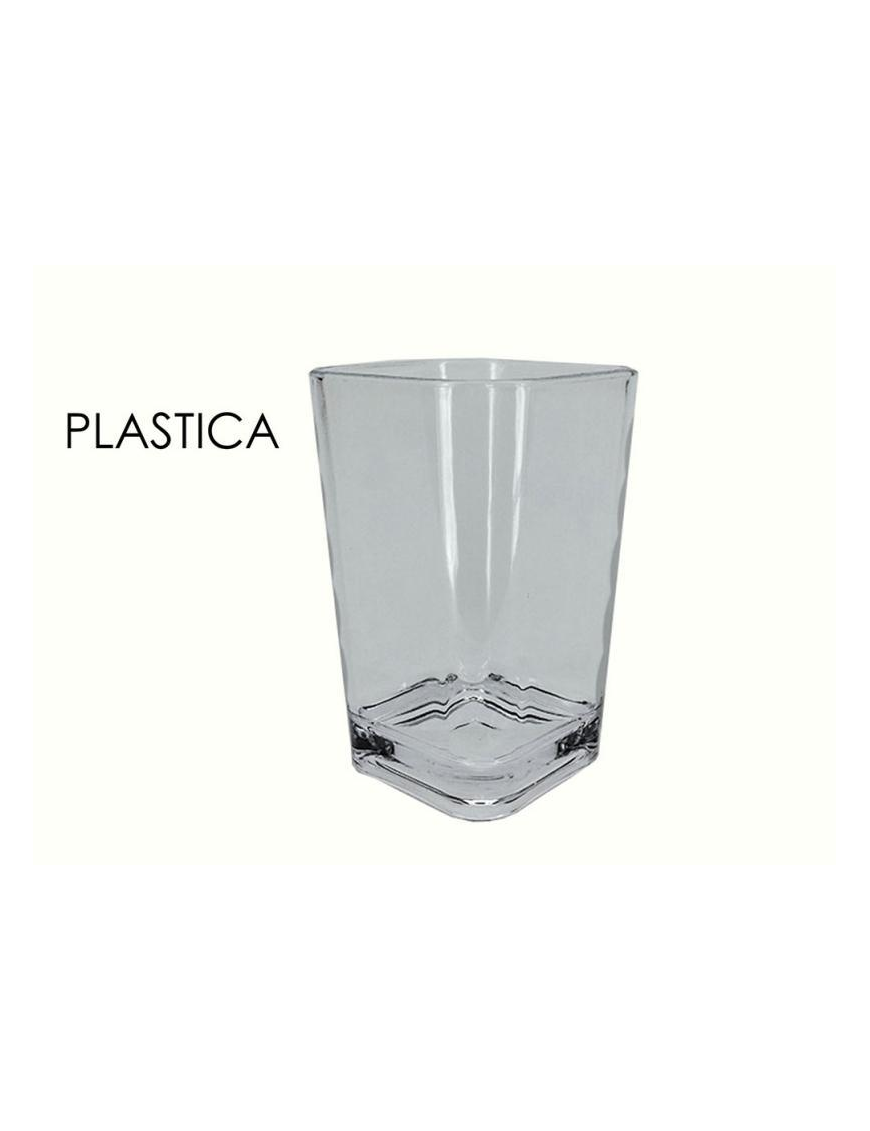 TRANSPARENT BATHROOM LINE PLASTIC CUP
