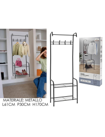 METAL CLOTHES HANGER 61x30x170cm