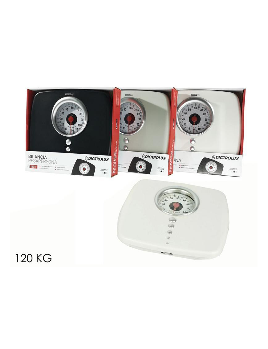 MECHANICAL BATHROOM SCALE 120kg ASSORTED