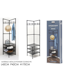 CLOTHES HANGER 3 SHELVES BLACK 632001