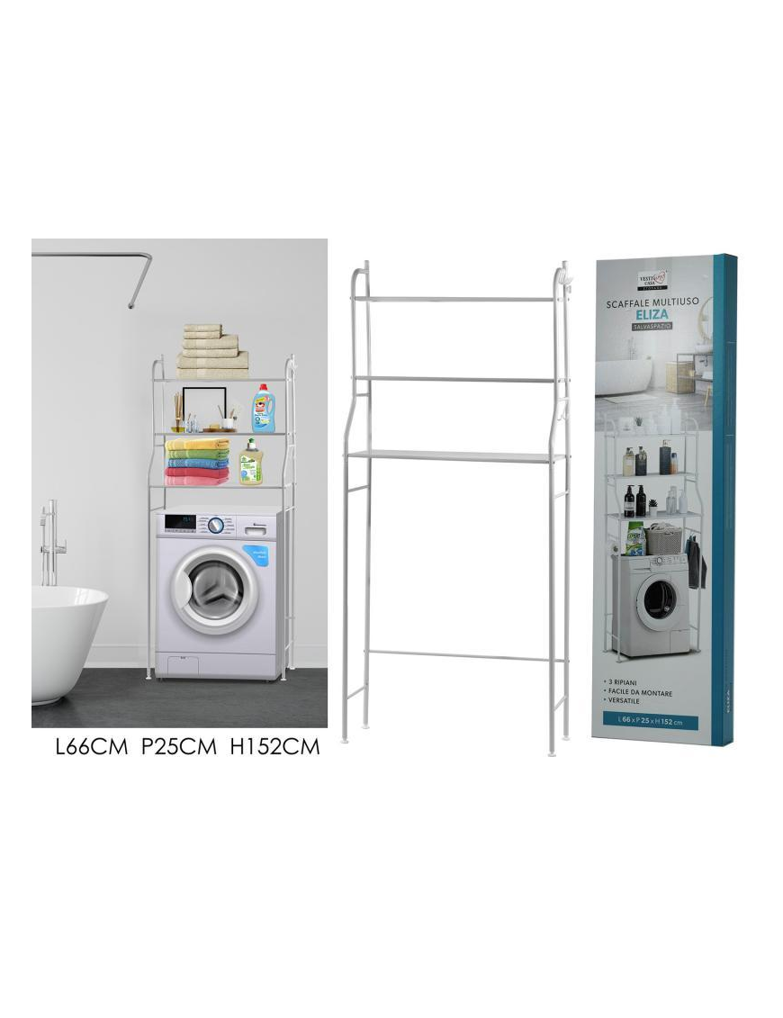 SCAFFALE MULTIUSO ELIZA 66x25x152cm