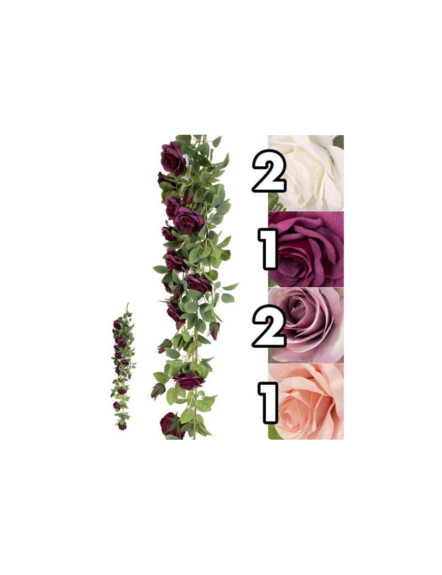 DROP SHINING ROSES ASSORTED 120cm