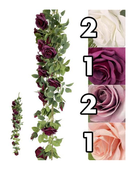 DROP SHINING ROSES ASSORTED 120cm