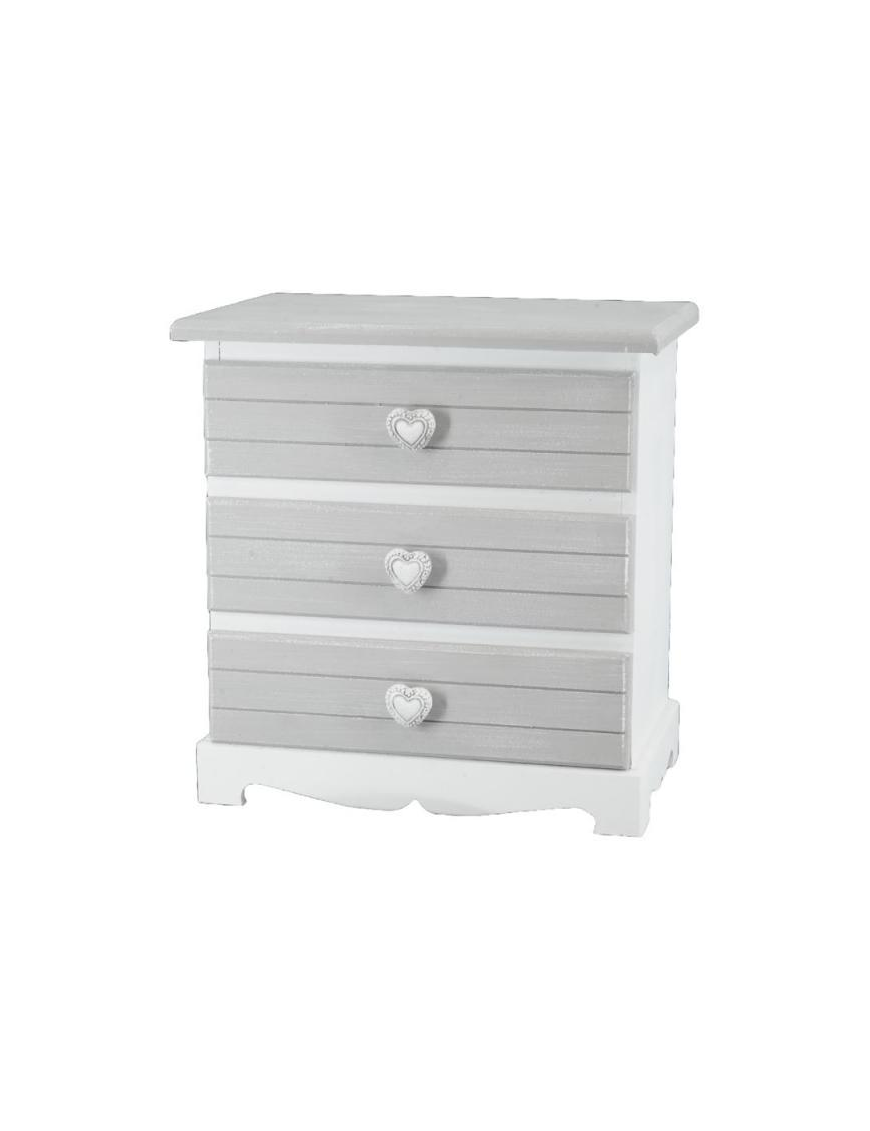 LINEA ROMANTIC GREY SCRIGNO 30x20x21 cm