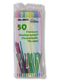 CANNUCCE PLASTICA 50pezzi  21cm