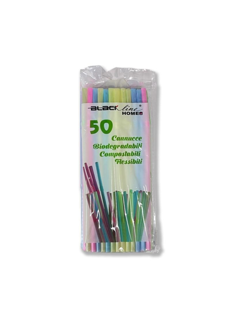 CANNUCCE PLASTICA 50pezzi  21cm