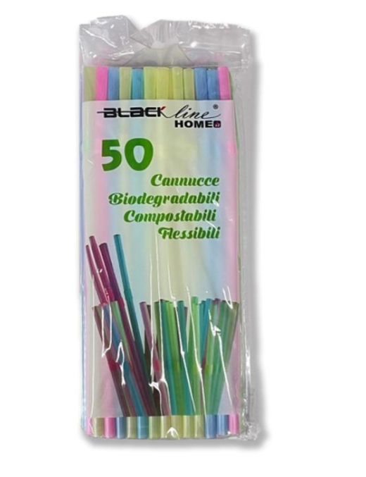 CANNUCCE PLASTICA 50pezzi  21cm