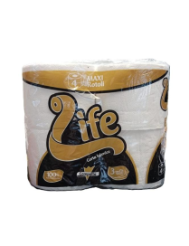 CARTA IGIENICA 4 ROTOLI MAXI LIFE NERO