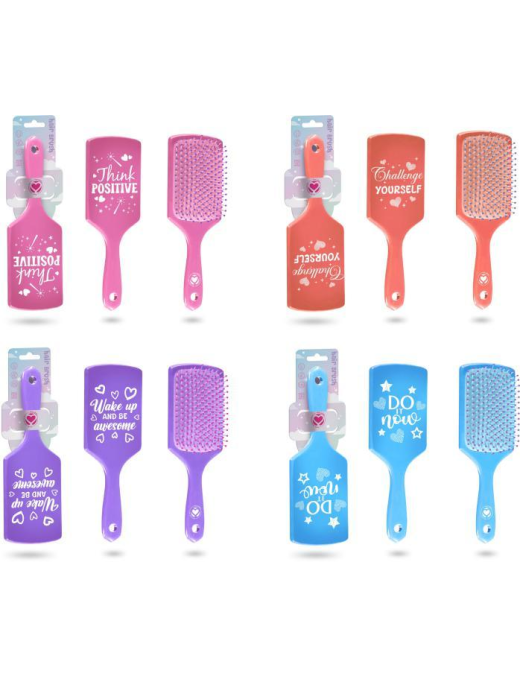 ASSORTED RECTANGULAR HAIRBRUSH