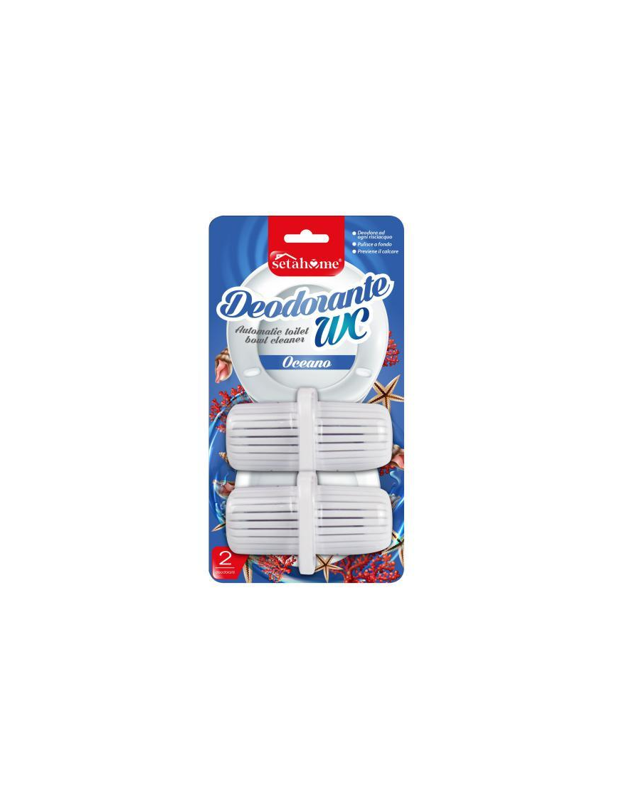 DEODORANTE WC A GANCIO 2pezzi  OCEANO