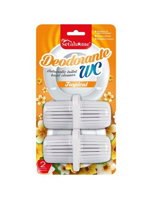 DEODORANTE WC A GANCIO 2pezzi  FLOWER