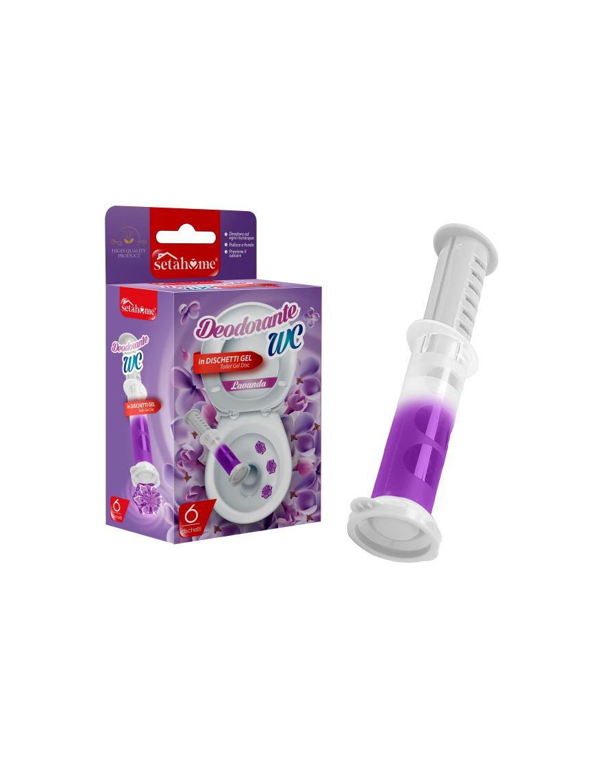 WC GEL DEODORIZER 6 APPLICATIONS LAVENDER