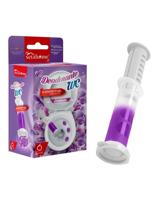 WC GEL DEODORIZER 6 APPLICATIONS LAVENDER