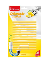 DRAIN CLEANER 12 pieces LEMON