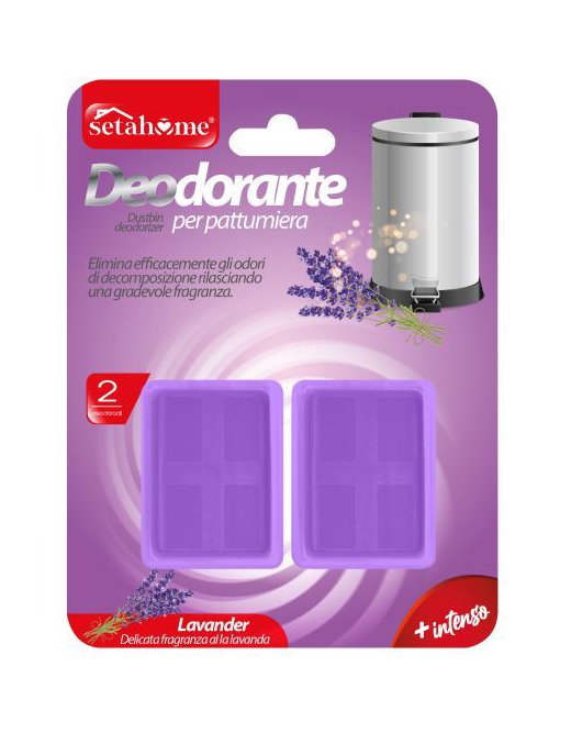 WASTE BIN DEODORANT 2 pieces LAVENDER