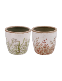 SALAS ROUND CERAMIC VASE 13x12cm