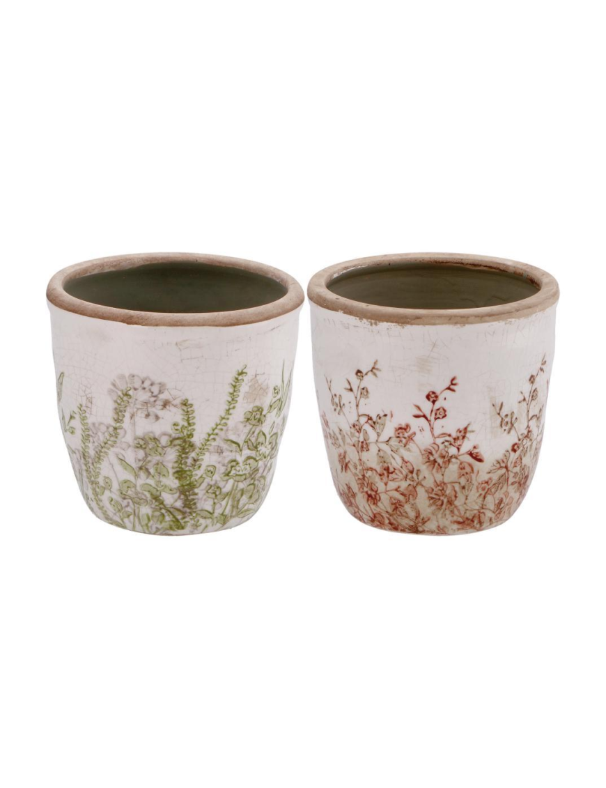 SALAS ROUND CERAMIC VASE 13x12cm