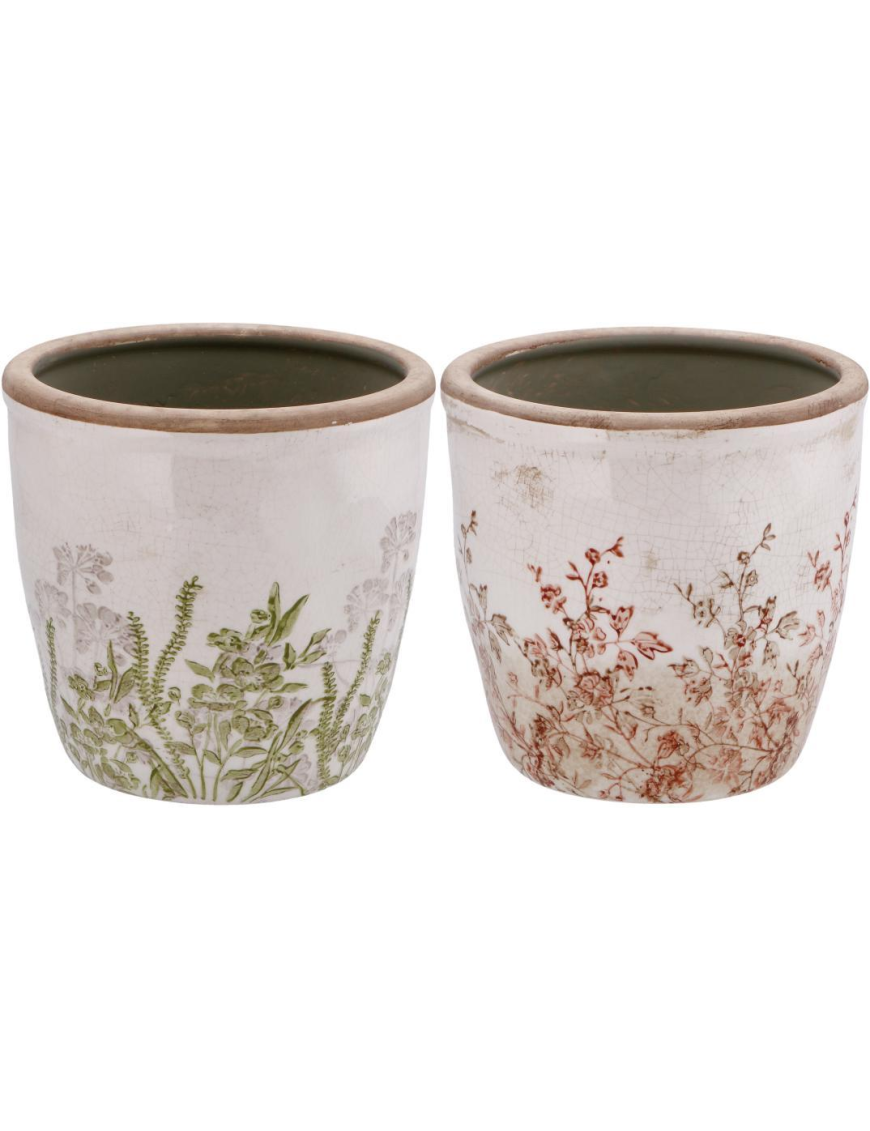 SALAS ROUND CERAMIC VASE 16x16cm
