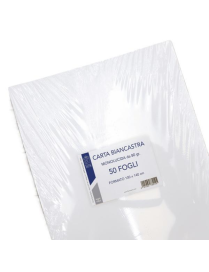 PACKAGING PAPER 50 WHITE SHEETS 80 GRAMS 100x140 CENTIMETERS