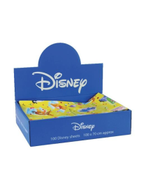 WALT DISNEY GIFT PAPER 70x100 CENTIMETERS 100 SHEETS
