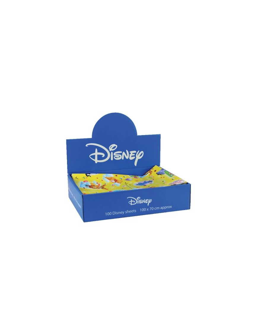 WALT DISNEY GIFT PAPER 70x100 CENTIMETERS 100 SHEETS