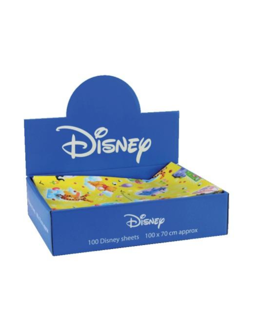 CARTA REGALO WALT DISNEY 70x100 CENTIMETRI 100 FOGLI