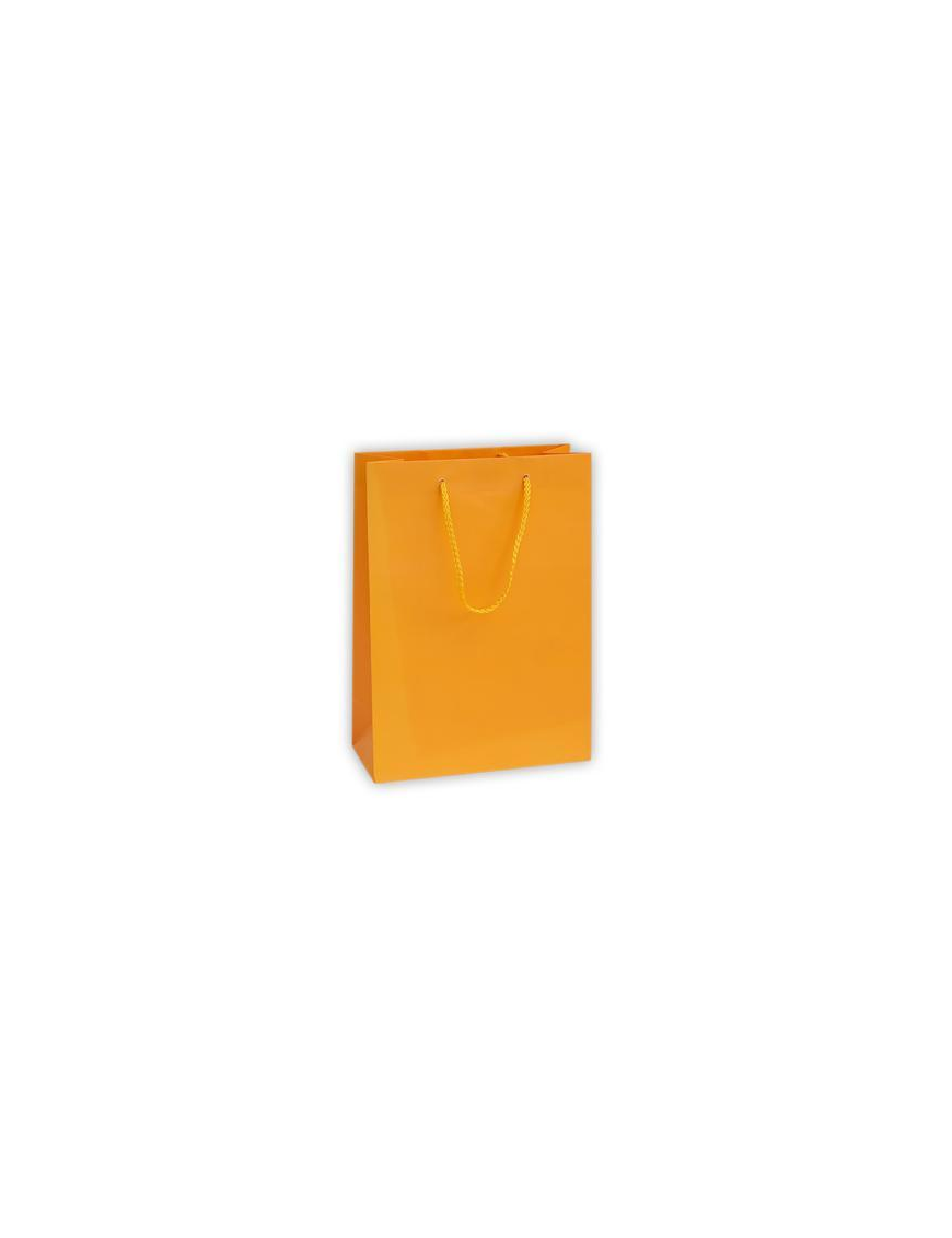LUXURY ORANGE COLOR SHOPPER 22x10x29 CENTIMETERS
