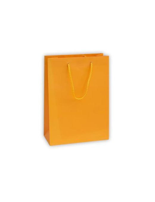 LUXURY ORANGE COLOR SHOPPER 22x10x29 CENTIMETERS