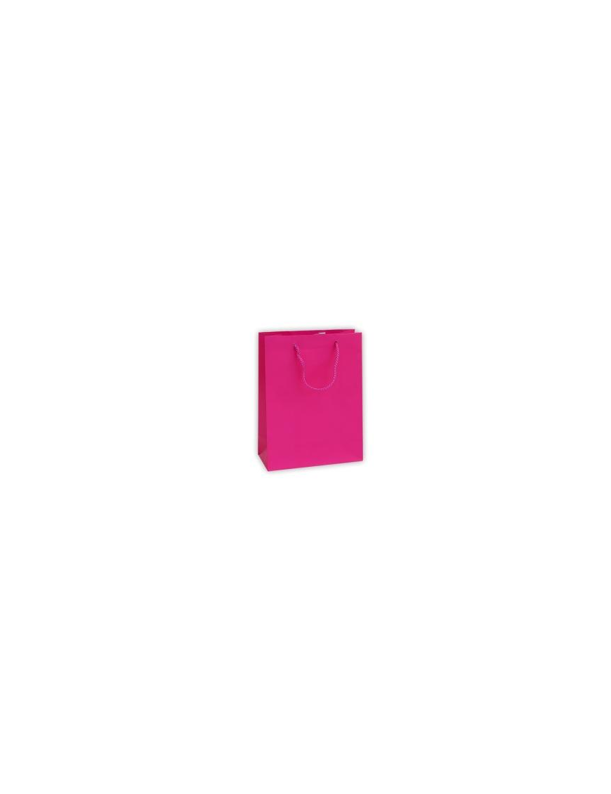 LUXURY FUCHSIA COLOR SHOPPER 16x8x19 CENTIMETERS