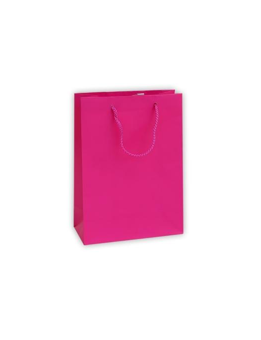 LUXURY FUCHSIA COLOR SHOPPER 22x10x29 CENTIMETERS