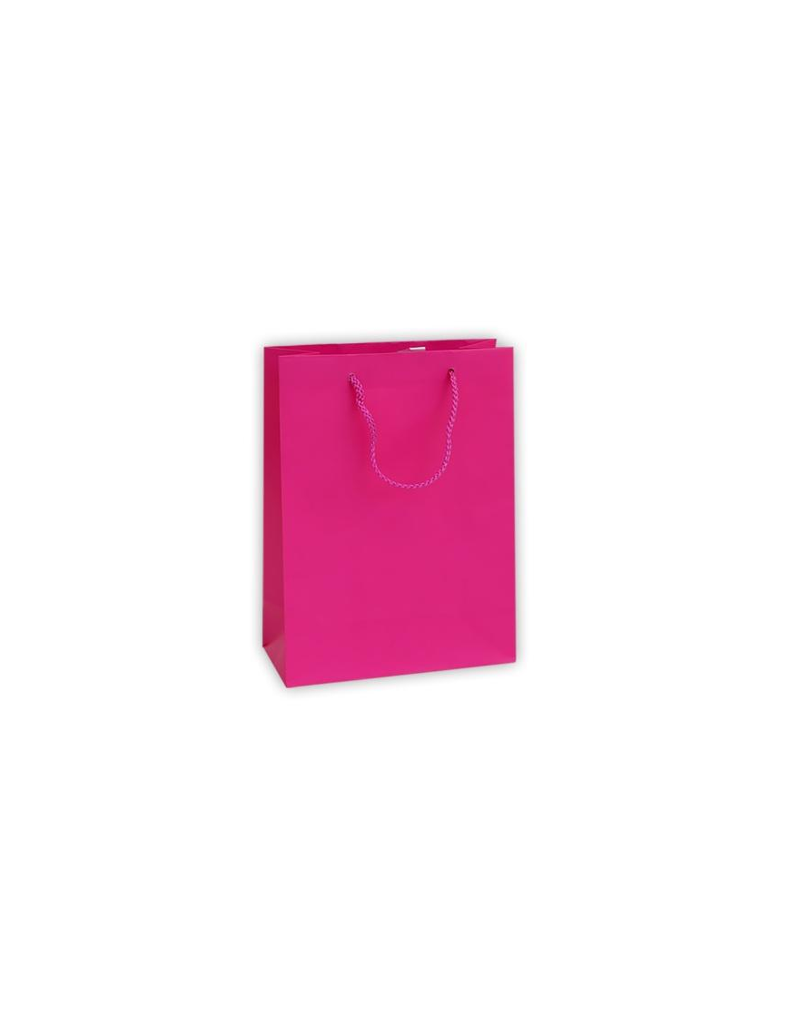 LUXURY FUCHSIA COLOR SHOPPER 27x12x37 CENTIMETERS