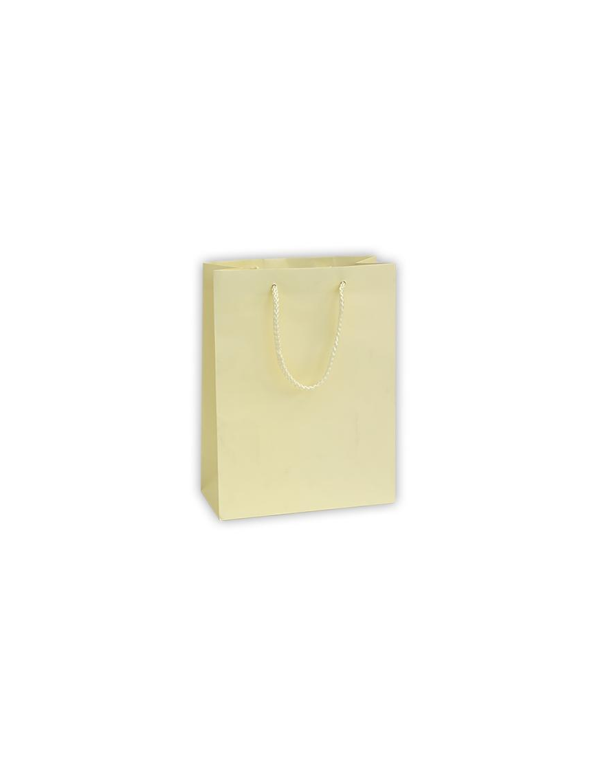 LUXURY IVORY COLOR SHOPPER 27x12x37 CENTIMETERS