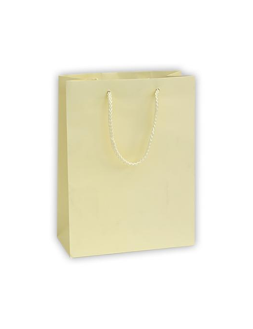 LUXURY IVORY COLOR SHOPPER 27x12x37 CENTIMETERS