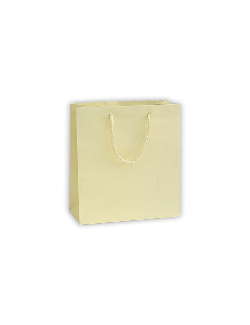 LUXURY IVORY COLOR SHOPPER 36x12x41 CENTIMETERS