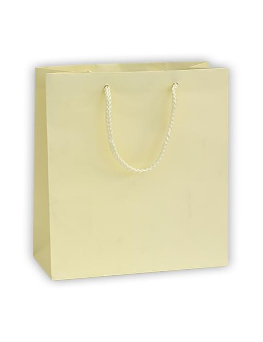 LUXURY IVORY COLOR SHOPPER 36x12x41 CENTIMETERS