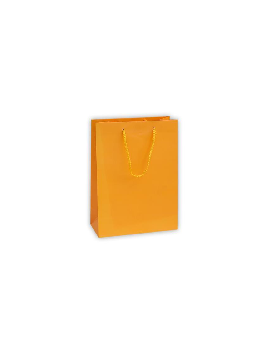 LUXURY ORANGE COLOR SHOPPER 27x12x37 CENTIMETERS